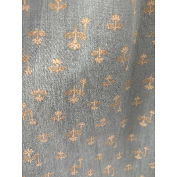 Anthropologie Pilcro and Letterpress Rochelle Shirtdress Denim Light Size 12 - Picture 10 of 11